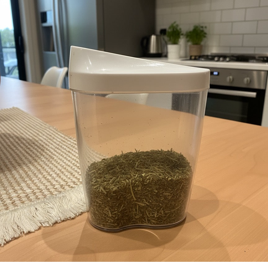 Transparent Plastic Yerba Dispenser