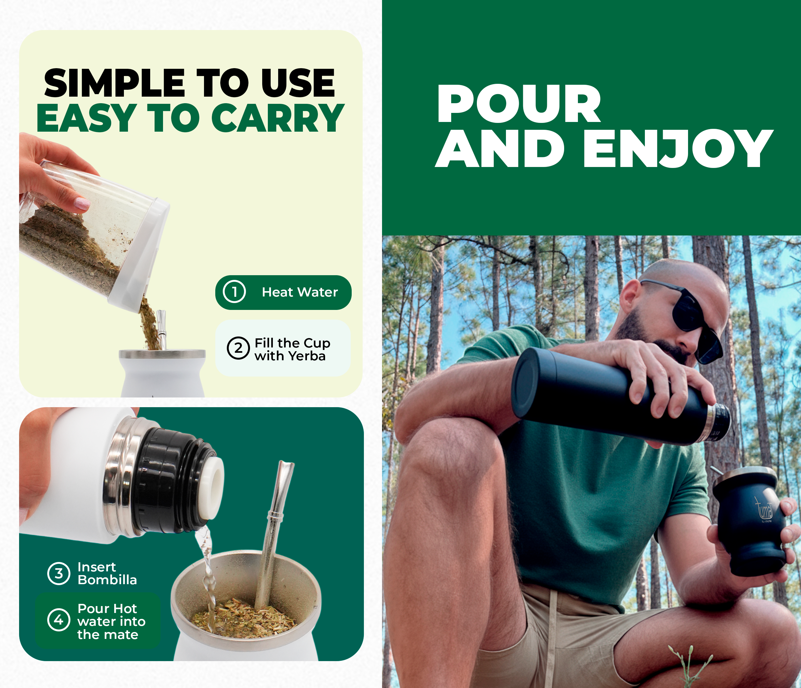 Yerba Mate Kit PRO White