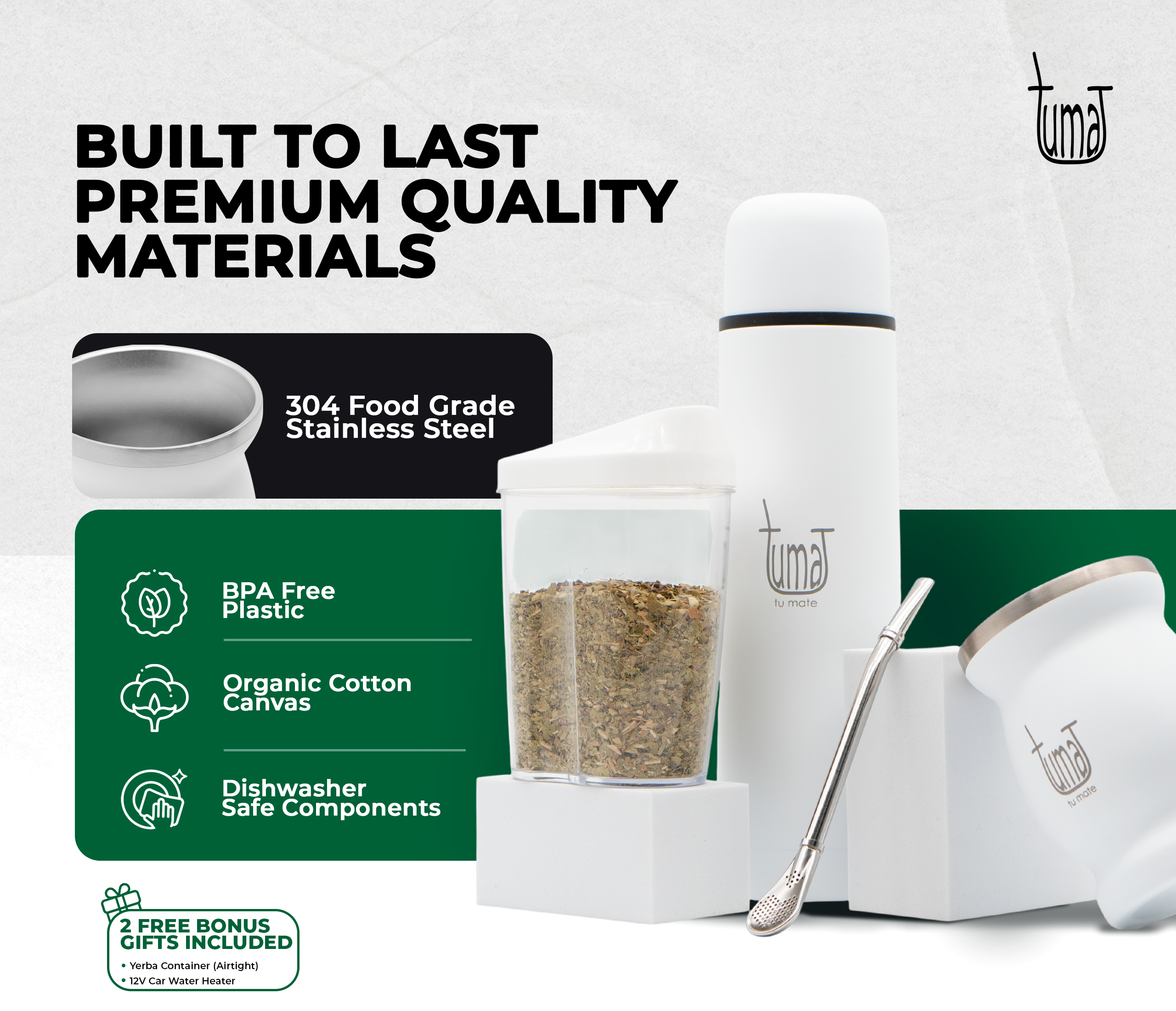 Yerba Mate Kit PRO White