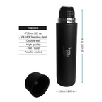 750ml Stainless Steel Thermos – Double Wall Insulated