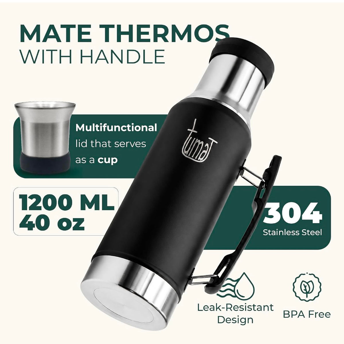Mate to Go Kit 1200ml Black