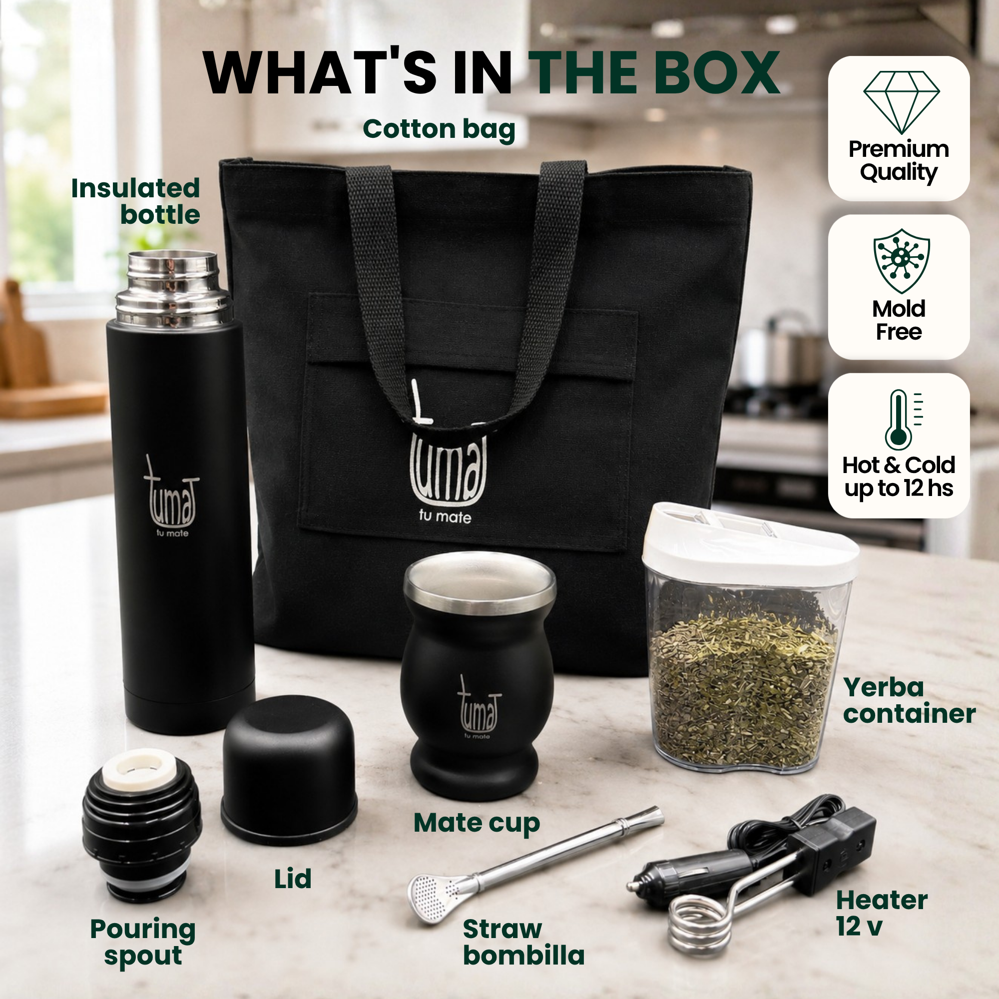 Yerba Mate Kit PRO Black