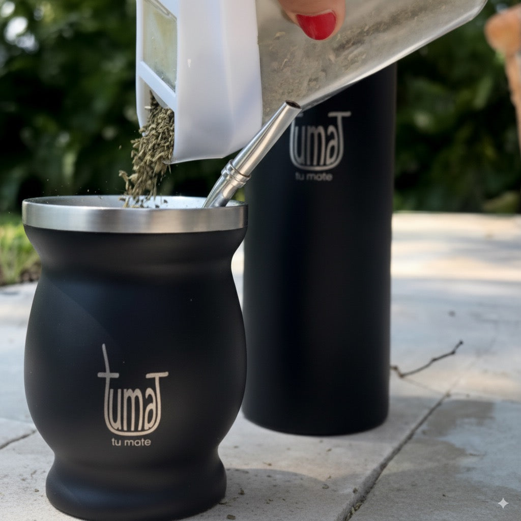 Transparent Plastic Yerba Dispenser