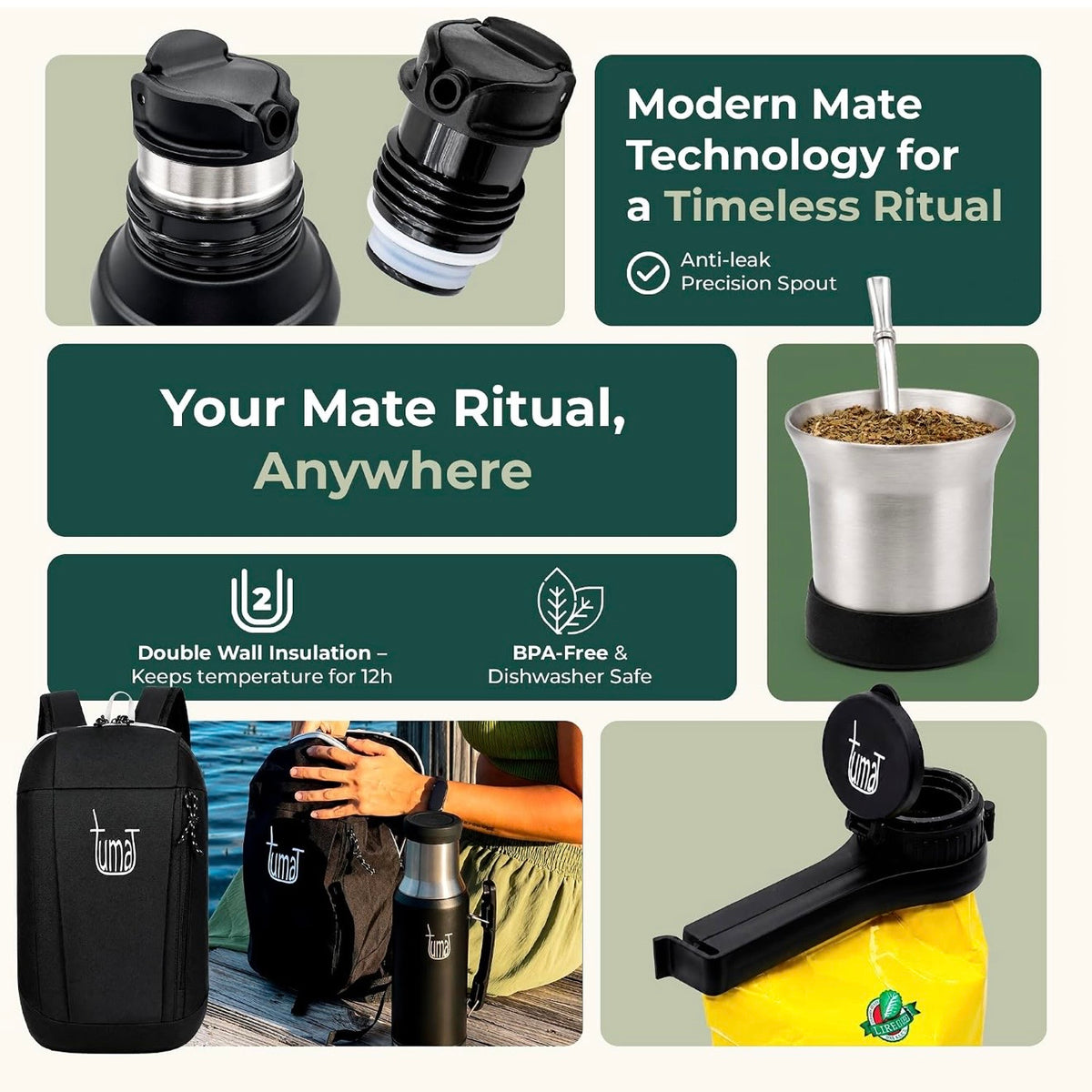 Mate to Go Kit 1200ml Black