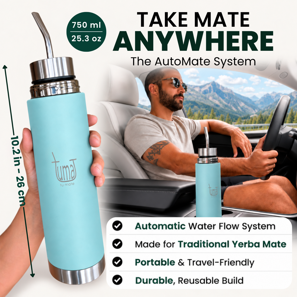 Automate 750ml Light Blue