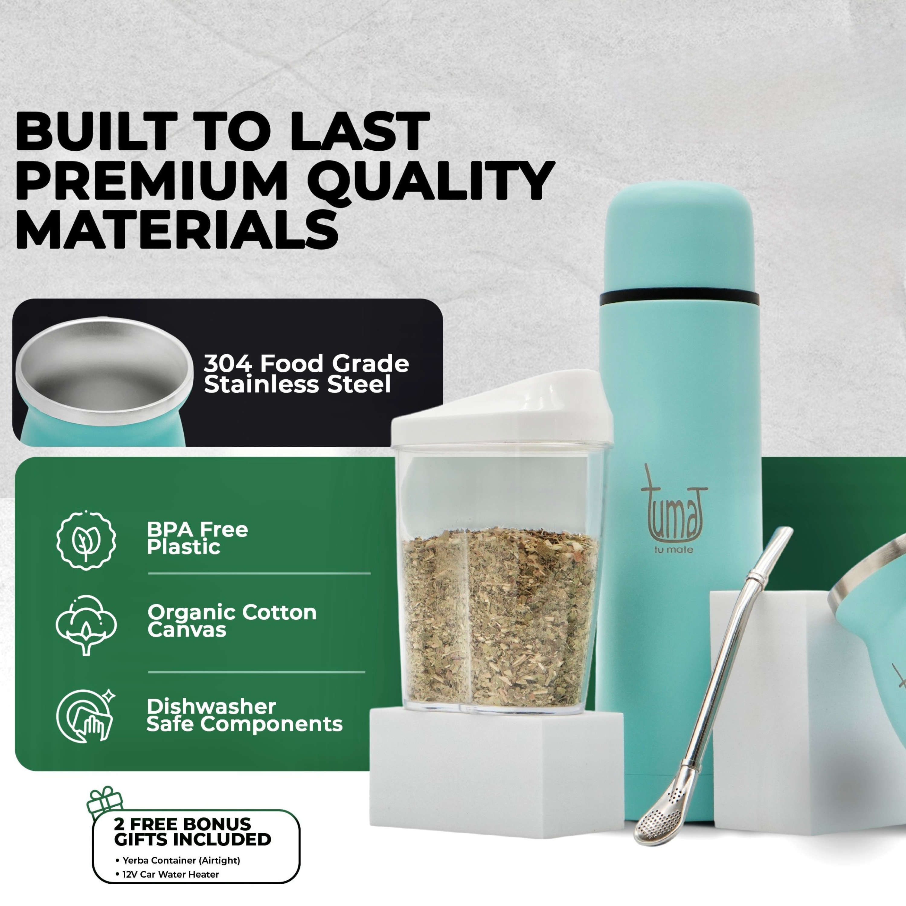 Yerba Mate Kit PRO Light Blue
